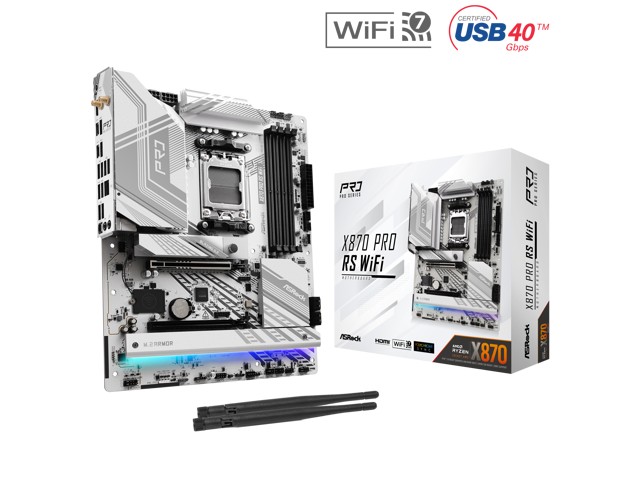 [MOB_ASR_90-MXBQ00-A0UAYZ] Asrock X870 Pro RS WiFi7