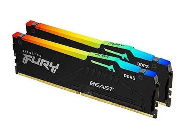 Kingston Fury Beast RGB 32GB DDR5 6000MT/s DDR5 CL36 DIMM (Kit of 2) EXPO